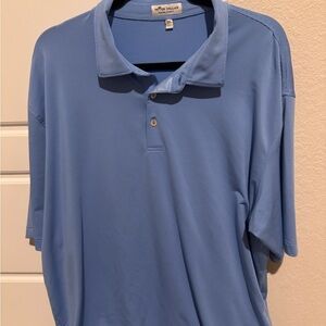 Peter Millar Blue Polo Shirt Breathable Comfort